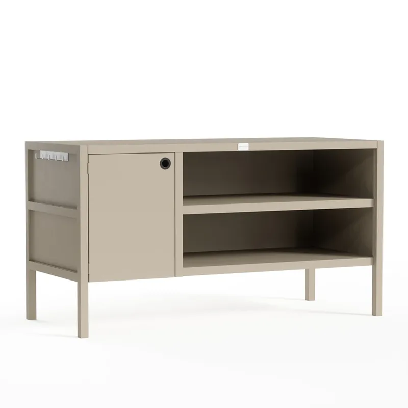 کابینت دو لایه آشپزخانه فضای باز با در