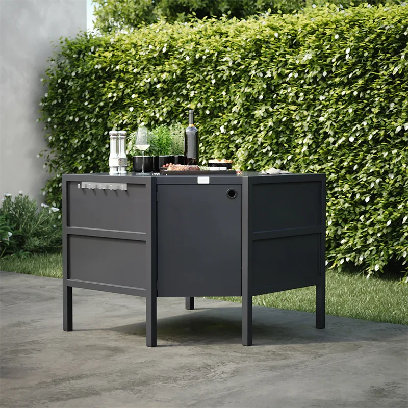 Outdoor Free-Standing Corner Cabinet