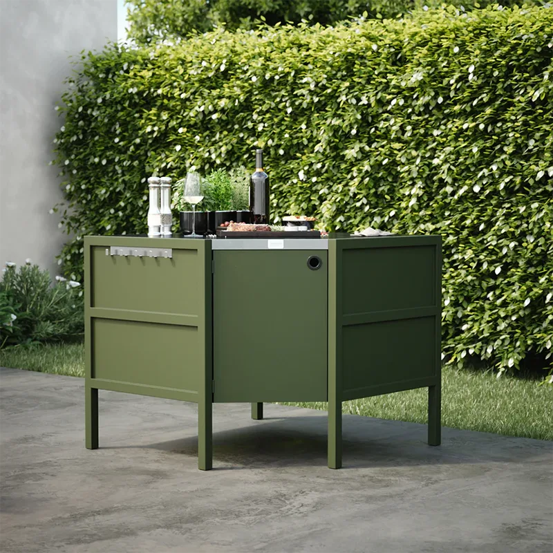 Outdoor Free-Standing Corner Cabinet