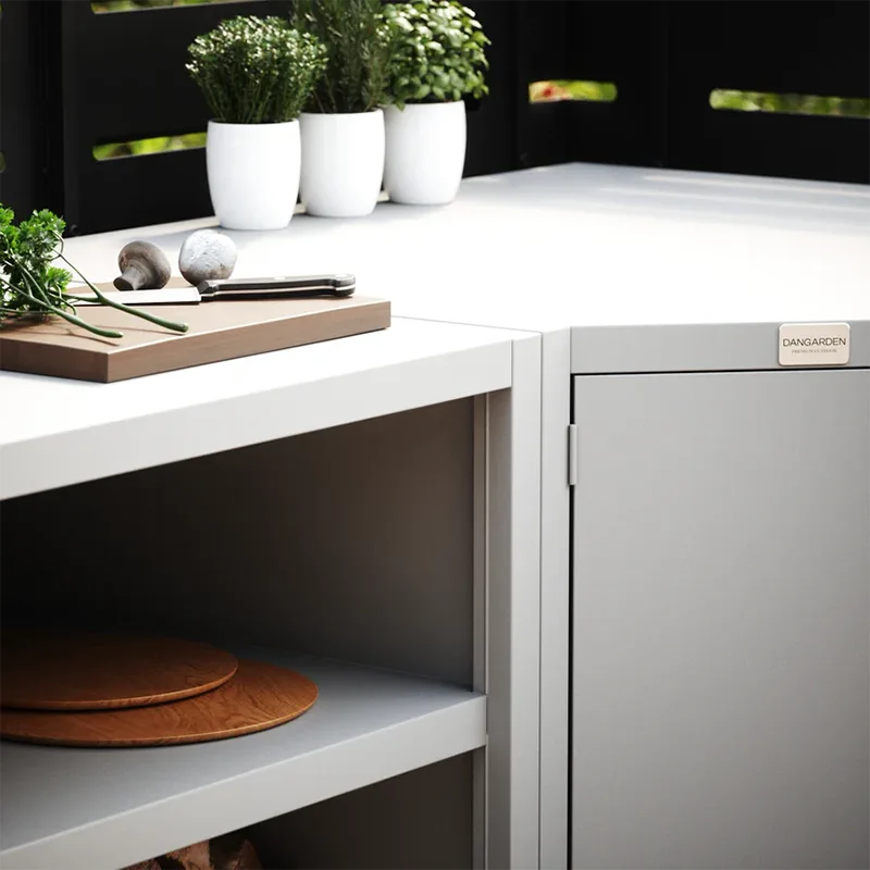 Outdoor Free-Standing Corner Cabinet