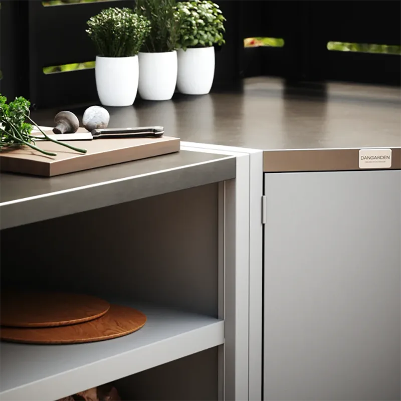 Outdoor Free-Standing Corner Cabinet