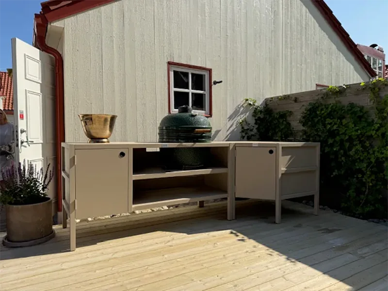 Multi Functional Outdoor Cabinet with Oven